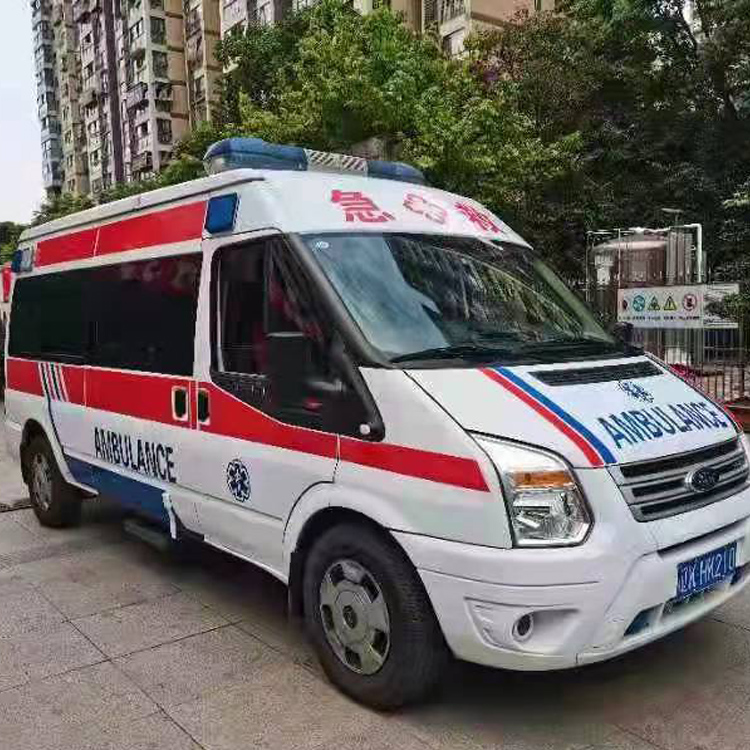 颍上长途救护车护送病人返乡